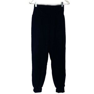 Jogger Pants Slits on the Side Black L B2-6